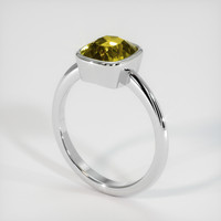 4.54 Ct. Sapphire Ring, 14K White Gold 2
