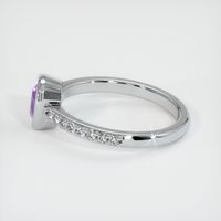 0.87 Ct. Sapphire Ring, 14K White Gold 4