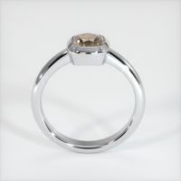 0.74 Ct. Sapphire Ring, 14K White Gold 3