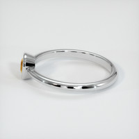 0.61 Ct. Sapphire Ring, 14K White Gold 4