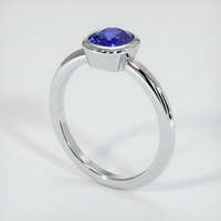 1.47 Ct. Sapphire Ring, 18K White Gold 2