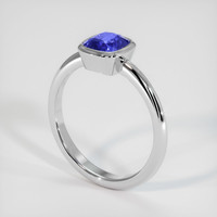 2.25 Ct. Sapphire Ring, 18K White Gold 2