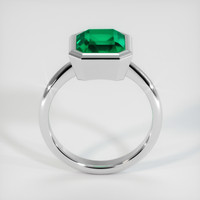 2.87 Ct. Emerald Ring, 18K White Gold 3