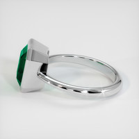 2.87 Ct. Emerald Ring, 18K White Gold 4