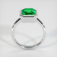 2.53 Ct. Emerald Ring, 18K White Gold 3