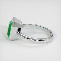 2.53 Ct. Emerald Ring, 18K White Gold 4
