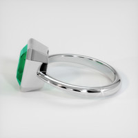 2.93 Ct. Emerald Ring, 18K White Gold 4