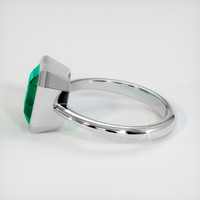3.12 Ct. Emerald Ring, 18K White Gold 4