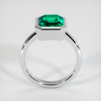 2.58 Ct. Emerald Ring, 18K White Gold 3