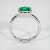 2.04 Ct. Emerald Ring, 18K White Gold 3