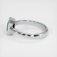 Men's Emerald Ring 0.74 Ct. 18K White Gold Preview