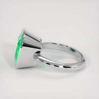 5.70 Ct. Emerald Ring, 18K White Gold 4