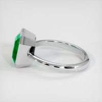 2.96 Ct. Emerald Ring, 18K White Gold 4