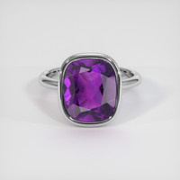 4.86 Ct. Gemstone Ring, 18K White Gold 1