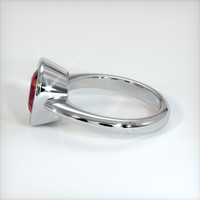 3.36 Ct. Ruby Ring, 18K White Gold 4