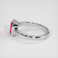 2.02 Ct. Ruby Ring, 18K White Gold 4