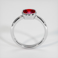 1.49 Ct. Ruby Ring, 18K White Gold 3