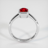 1.65 Ct. Ruby Ring, 18K White Gold 3