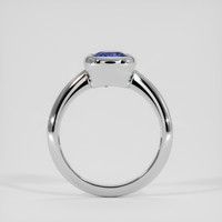 2.78 Ct. Blue Sapphire Ring, 18K White Gold 3