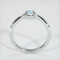 0.55 Ct. Sapphire Ring, 18K White Gold 3