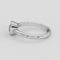 1.34 Ct. Green Sapphire Ring, 18K White Gold 4