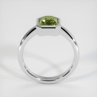 1.91 Ct. Green Sapphire Ring, 18K White Gold 3