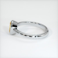 1.45 Ct. Sapphire Ring, 18K White Gold 4