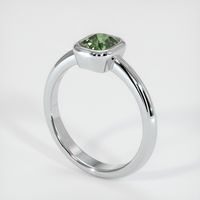 1.06 Ct. Sapphire Ring, 18K White Gold 2