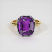 4.86 Ct. Gemstone Ring, 14K White & Yellow 1