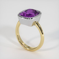 4.86 Ct. Gemstone Ring, 14K White & Yellow 2