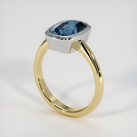 2.82 Ct. Gemstone Ring, 14K White & Yellow 2