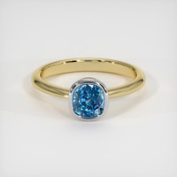 1.85 Ct. Gemstone Ring, 14K White & Yellow 1