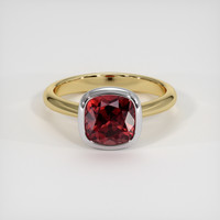 3.10 Ct. Gemstone Ring, 14K White & Yellow 1