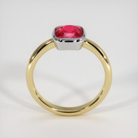 2.02 Ct. Ruby Ring, 14K White & Yellow 3