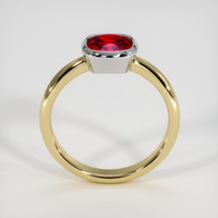 1.49 Ct. Ruby Ring, 14K White & Yellow 3