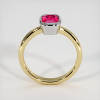 1.70 Ct. Ruby Ring, 14K White & Yellow 3