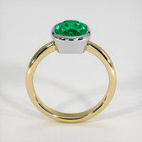 1.90 Ct. Emerald Ring, 18K White & Yellow 3