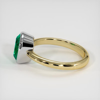 1.90 Ct. Emerald Ring, 18K White & Yellow 4