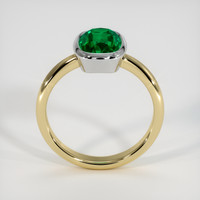 1.84 Ct. Emerald Ring, 18K White & Yellow 3