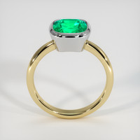 2.45 Ct. Emerald Ring, 18K White & Yellow 3