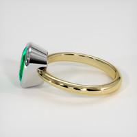 2.45 Ct. Emerald Ring, 18K White & Yellow 4