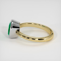 2.04 Ct. Emerald Ring, 18K White & Yellow 4