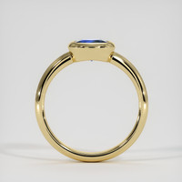 1.01 Ct. Blue Sapphire Ring, 10K Yellow Gold 3