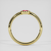0.51 Ct. Ruby Ring, 10K Yellow Gold 3