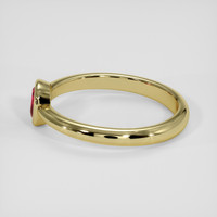 0.51 Ct. Ruby Ring, 10K Yellow Gold 4