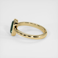 1.16 Ct. Green Sapphire Ring, 10K Yellow Gold 4