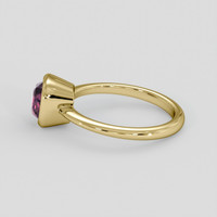 2.04 Ct. Purple Sapphire Ring, 10K Yellow Gold 4