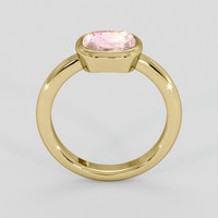 2.01 Ct. Padparadscha Sapphire Ring, 10K Yellow Gold 3