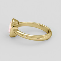 2.01 Ct. Padparadscha Sapphire Ring, 10K Yellow Gold 4