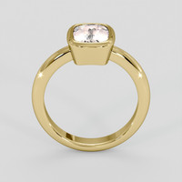 2.04 Ct. Peach Sapphire Ring, 10K Yellow Gold 3